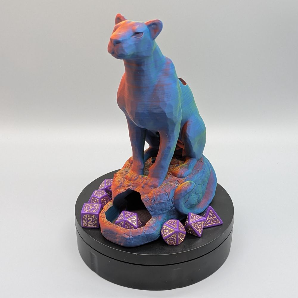 Stone Familiar Dice Tower - 3D Print
