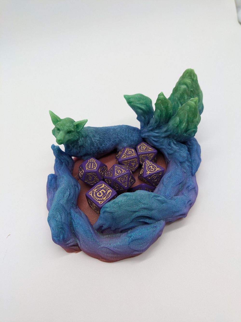 Kitsune Dice Tray - 3D Printed
